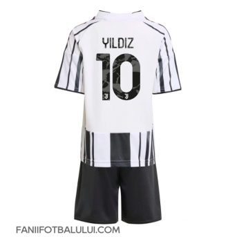 Juventus Kenan Yildiz #10 Echipament de Fotbal Replică 2025-26 Copii Acasa (+ Șorturi)